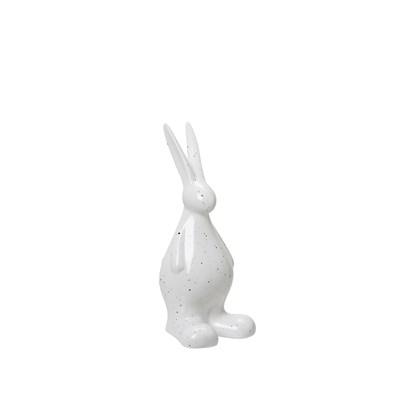 Dekorační zajíc MONA V.18cm bílý_1