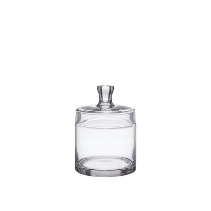 Skleněná dóza s víčkem GLASS V.16cm_3