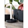 Kameninový květináč RACHEL V.14cm černý_3