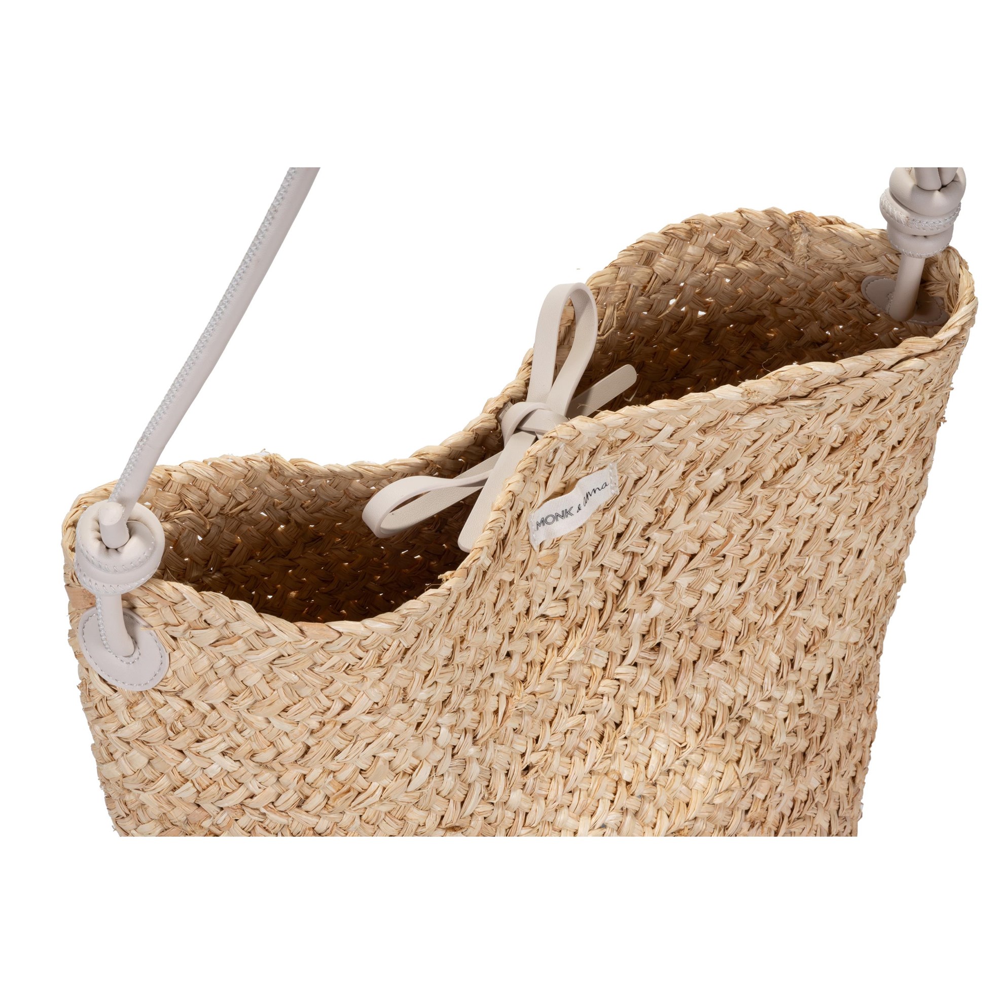 Slaměná taška Monk & Anna SAMA rafia, stone_1