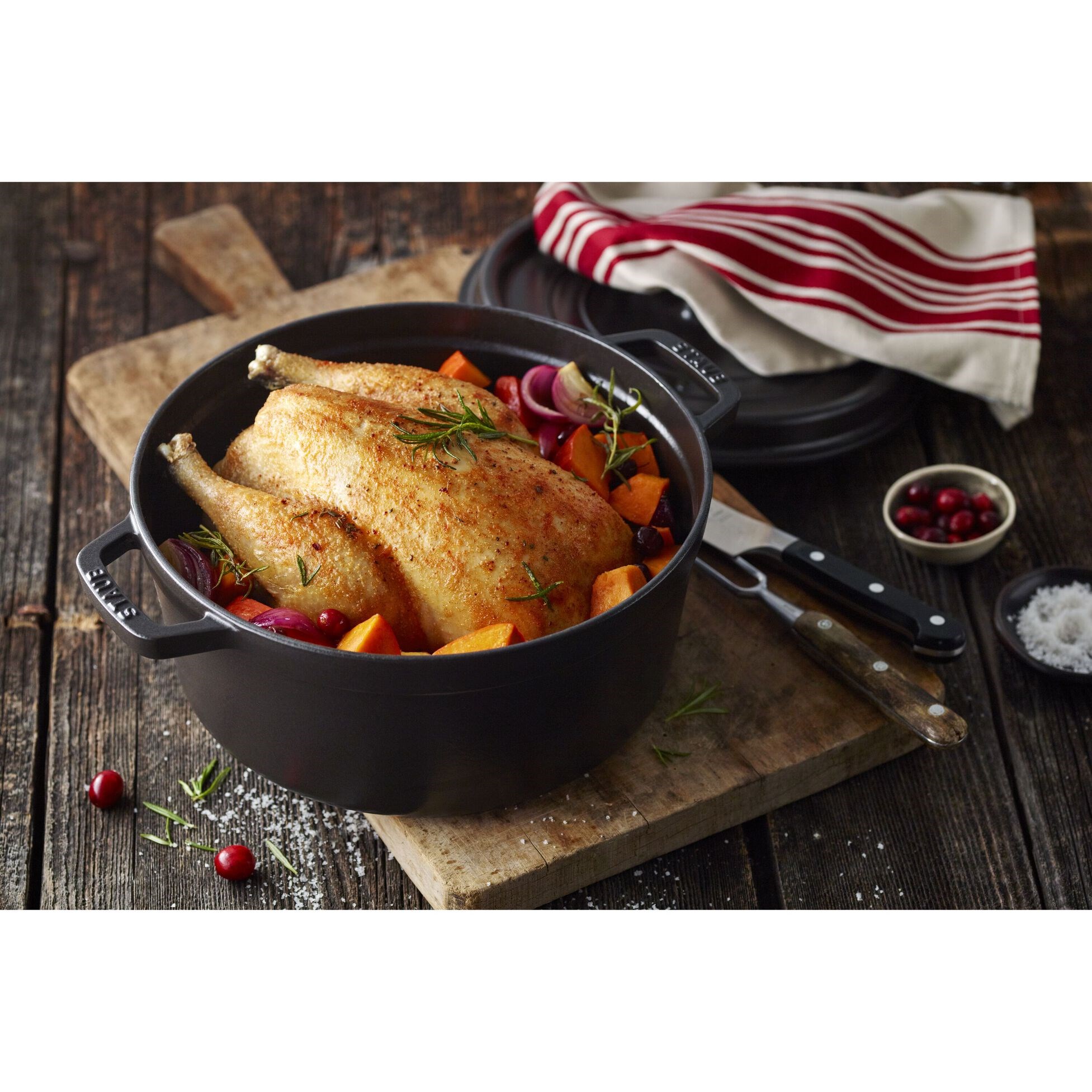 Hrnec STAUB  kulatý 24 cm černý 3,7l_1