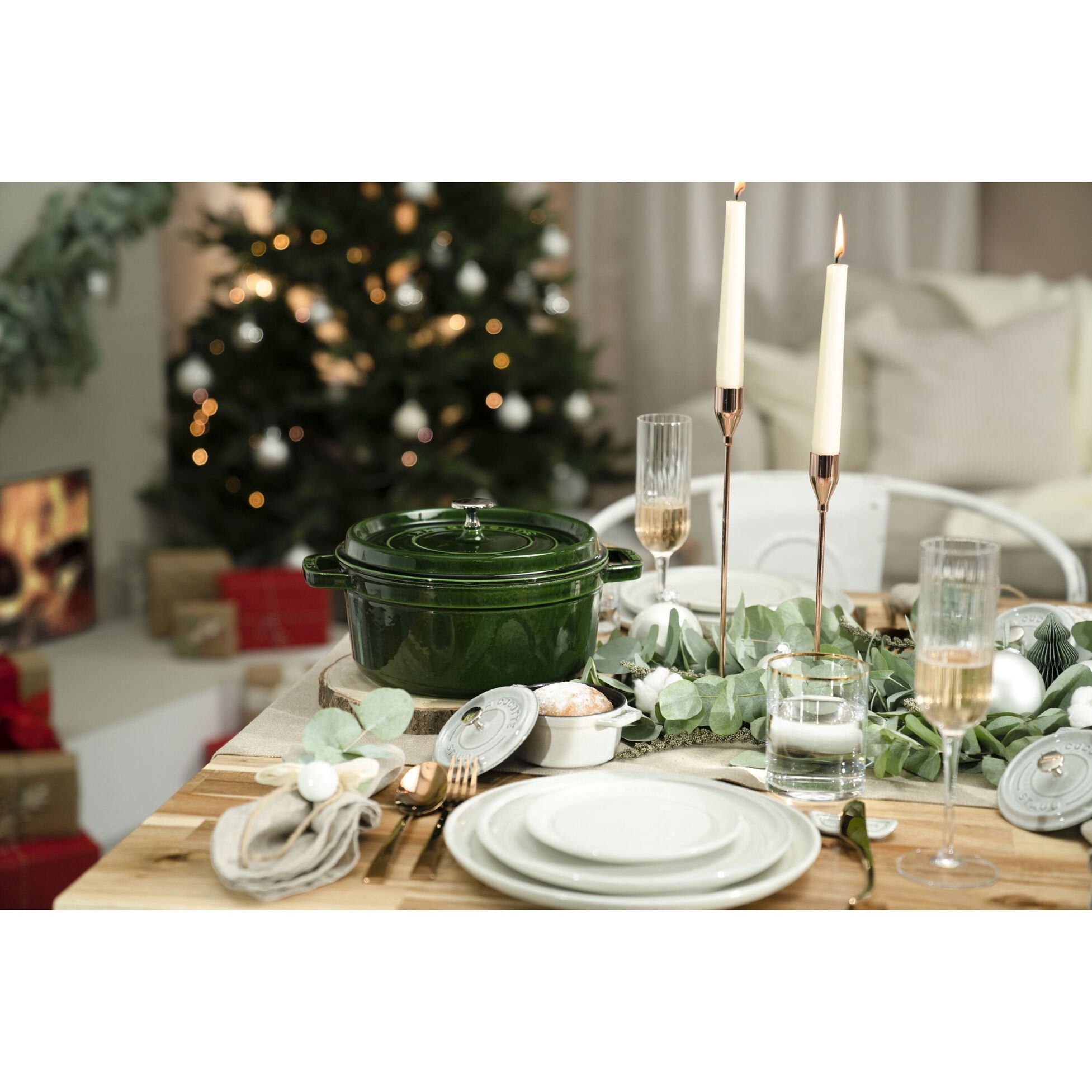 Hrnec STAUB  kulatý 22cm zelený 2,6l_3