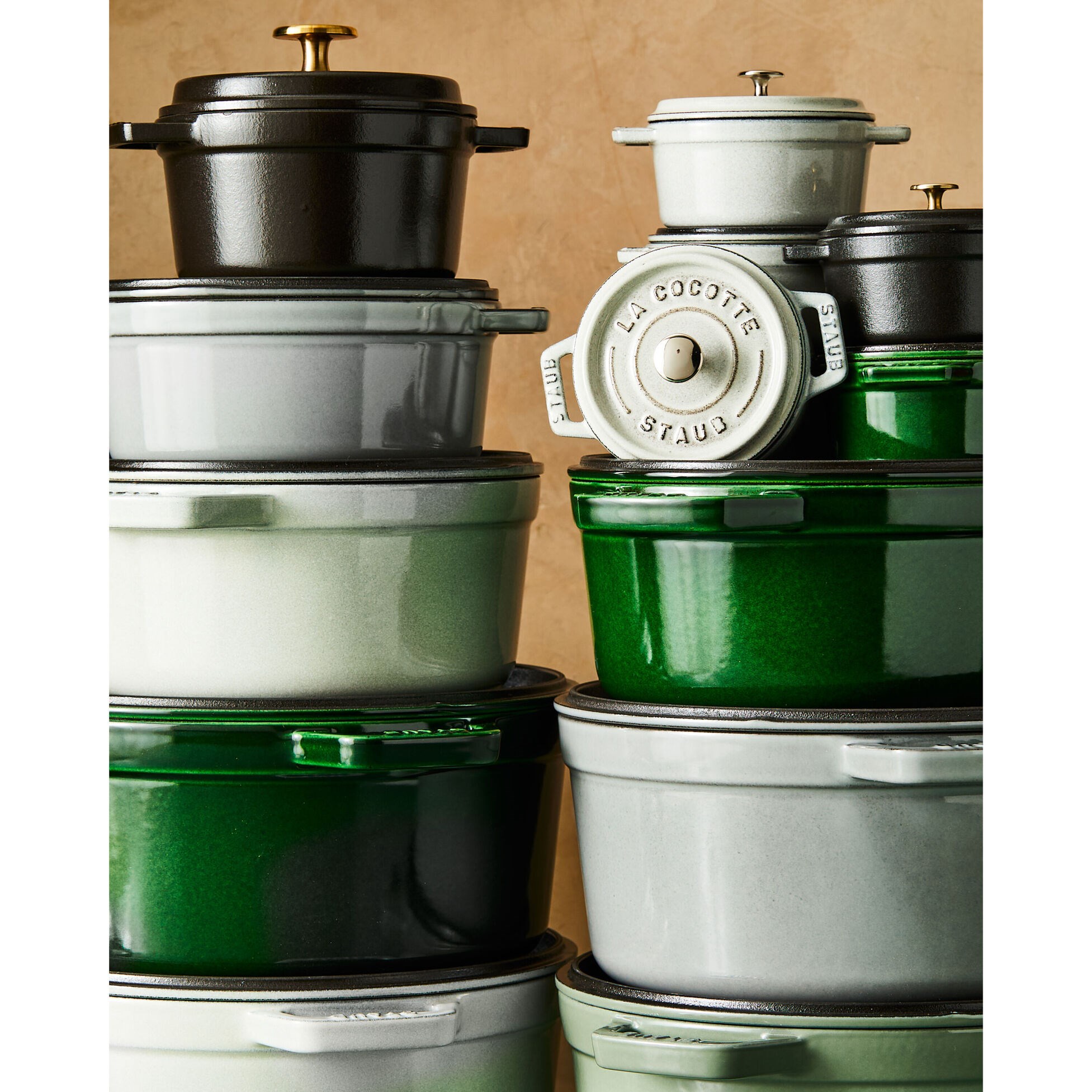 Hrnec STAUB  kulatý 24cm zelený 3,8l_0