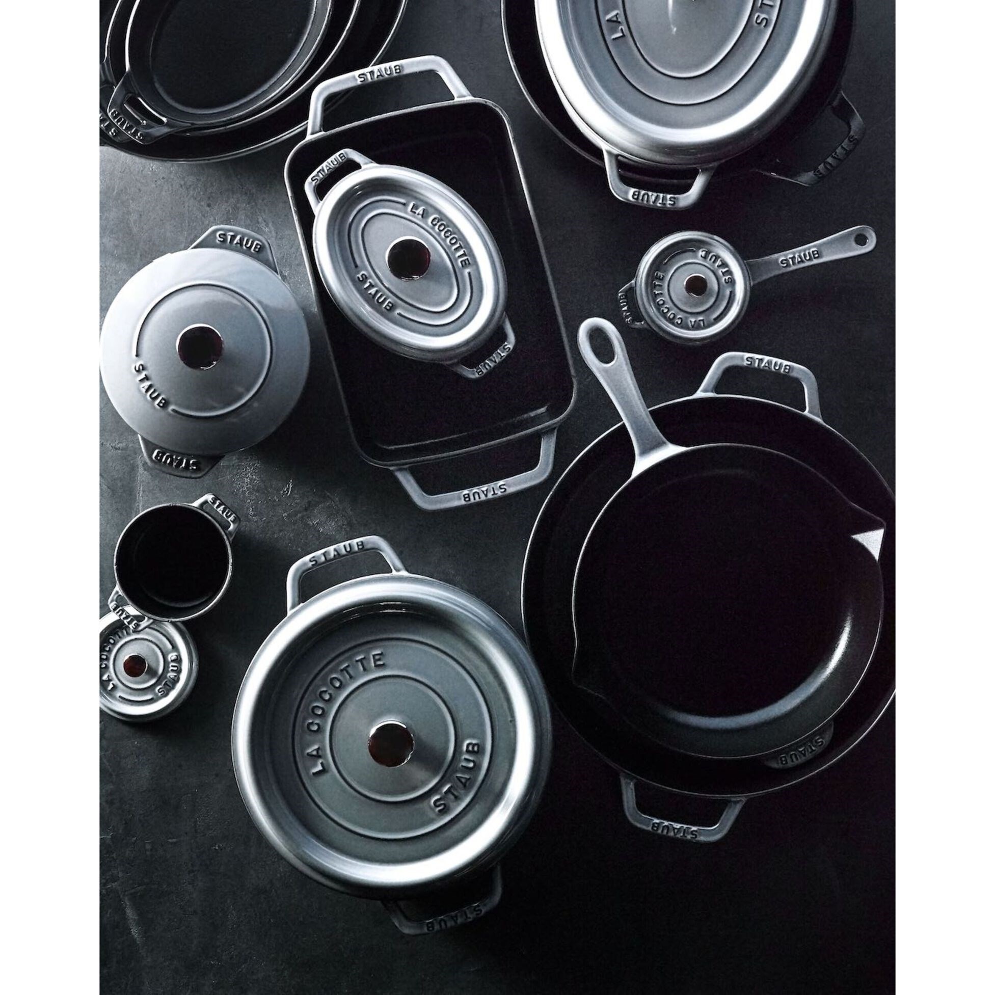 Hrnec STAUB  kulatý 34cm šedý 12,6l_2