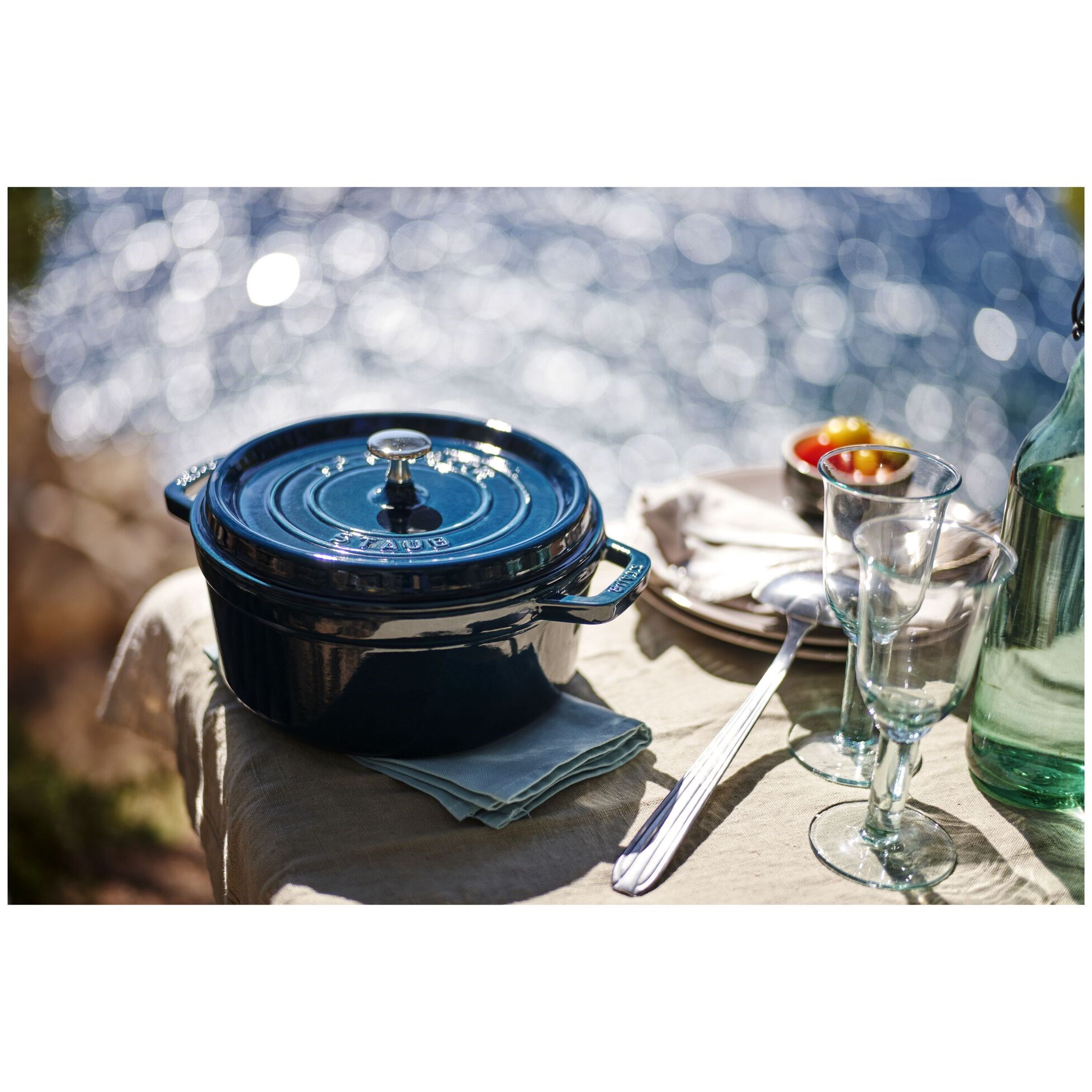 Hrnec STAUB  kulatý 28cm tyrkysový 6,7l_2
