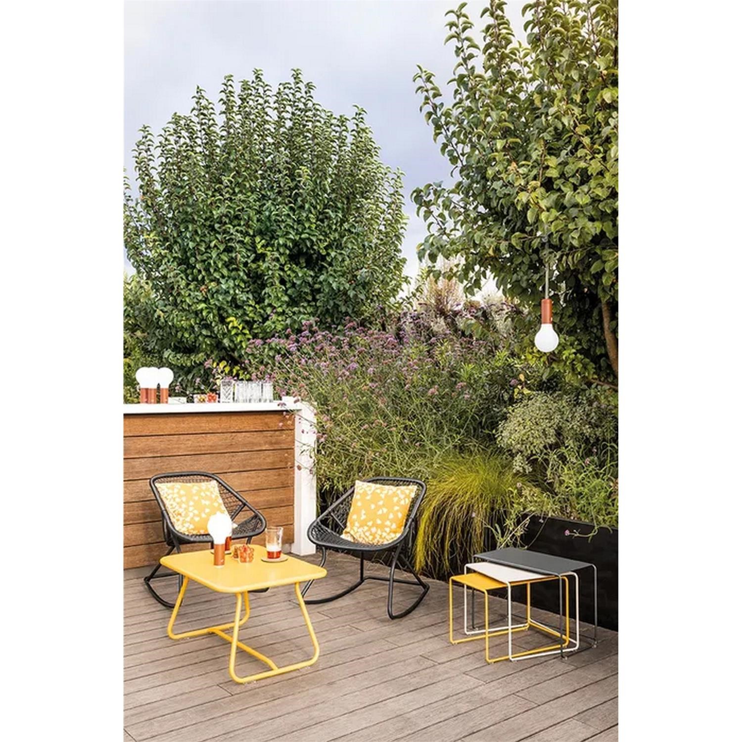 Venkovní polštář Fermob TRÉFLE 44x44cm - Frosted Lemon_0