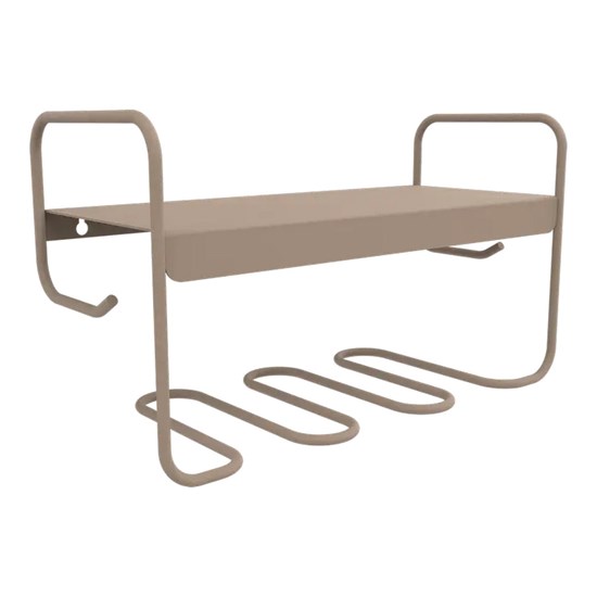 Kovová nástěnná polička/věšák Fermob PICOLINO - Nutmeg_1