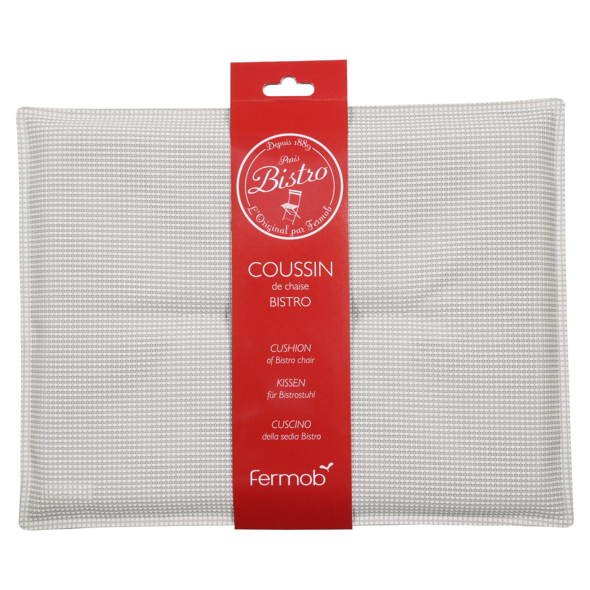 Venkovní podsedák Fermob BASICS BISTRO 28x38cm - Stereo Clay Grey_0