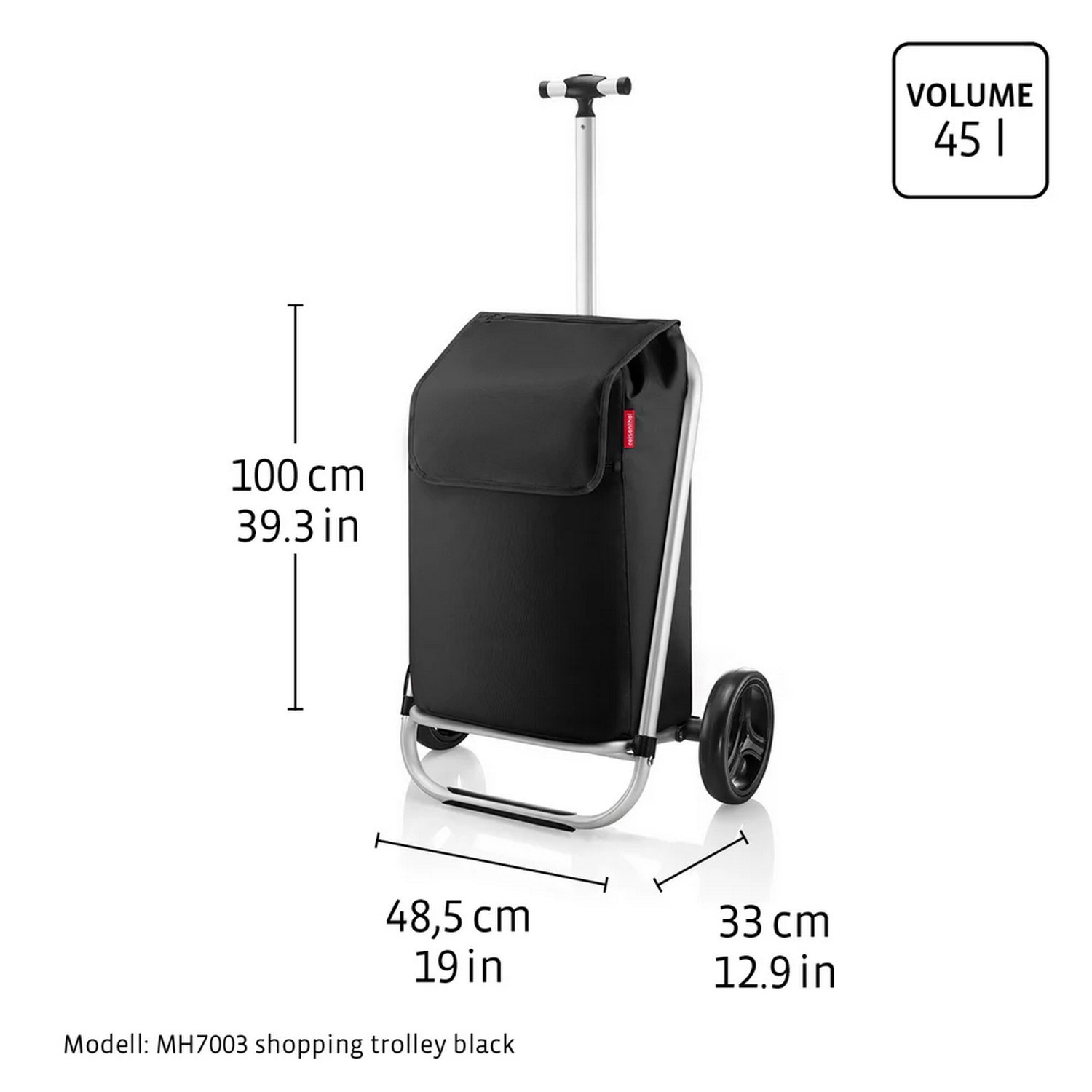 Taška na kolečkách Reisenthel Shopping trolley black_1