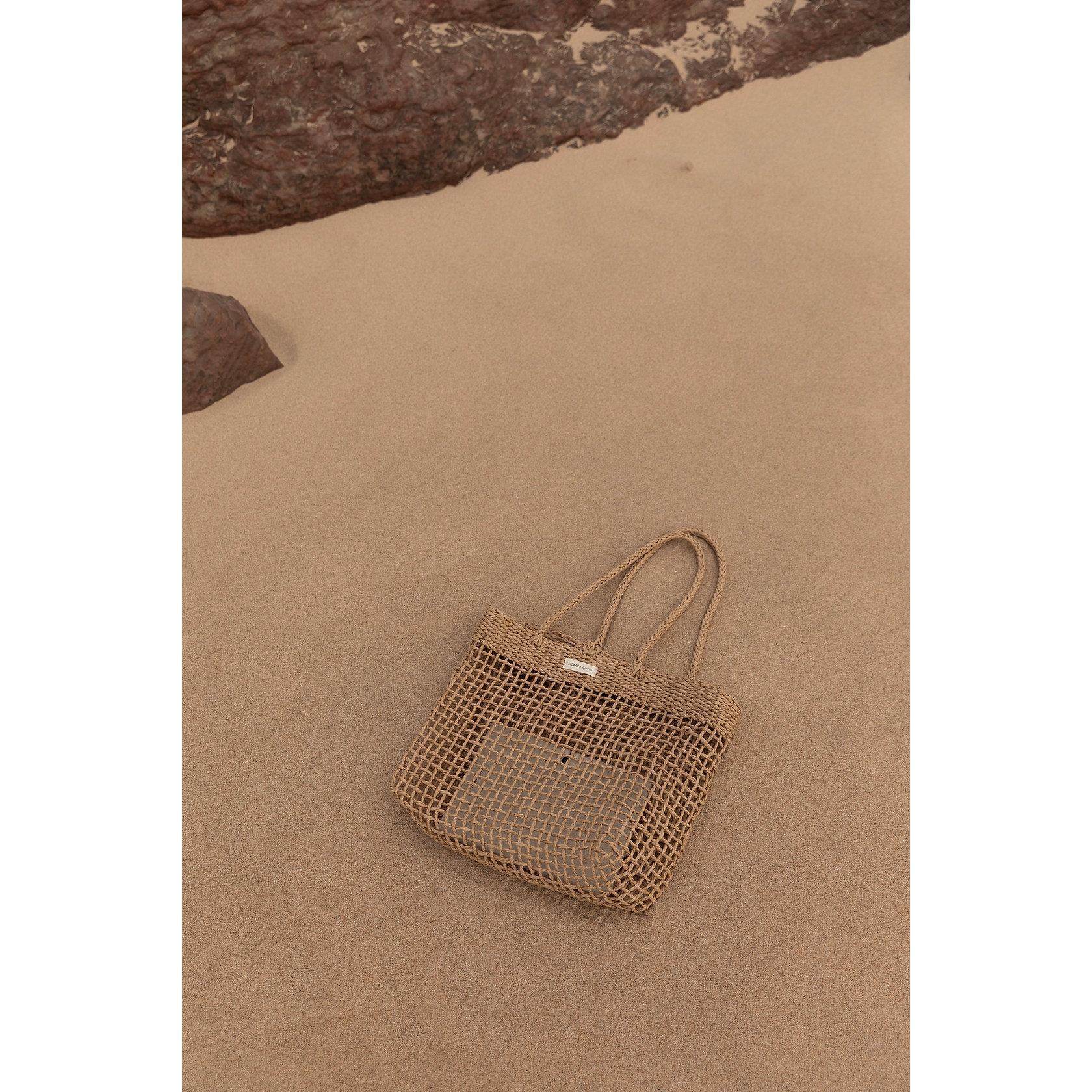 Slaměná plážová taška Monk & Anna AKERU straw_2