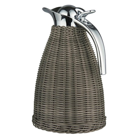 Termoska s polyratanovým opletem Ib Laursen šedá 1,5 l_0