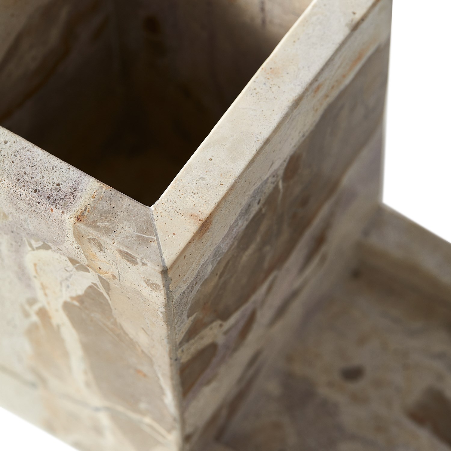 Mramorový úložný box Muubs VITA 21x11cm hnědý_1