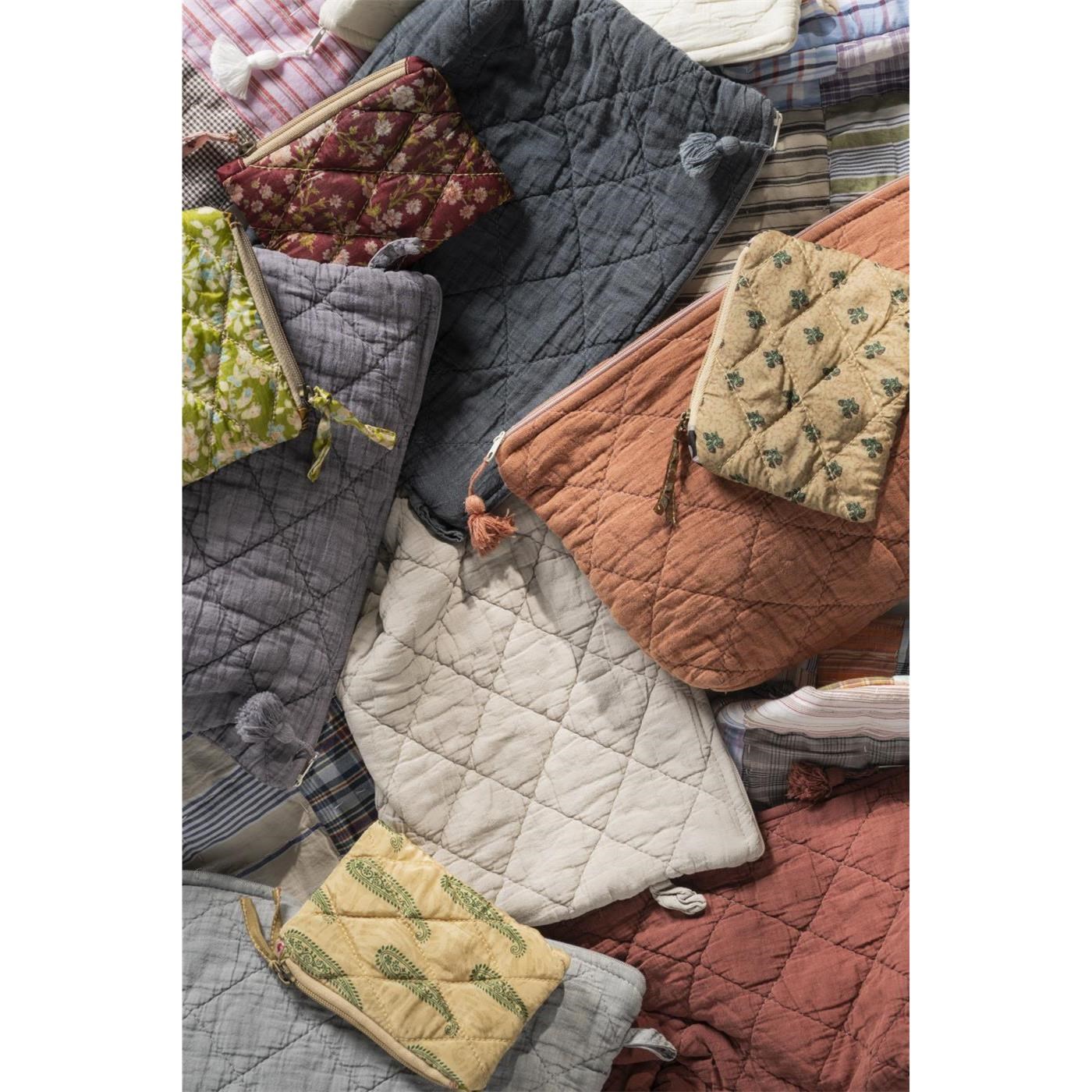 Prošívaná toaletní taška Ib Laursen 28x18 cm purple ash_0