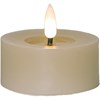 LED větší čajová svíčka FLAMME SET/2ks béžová_0