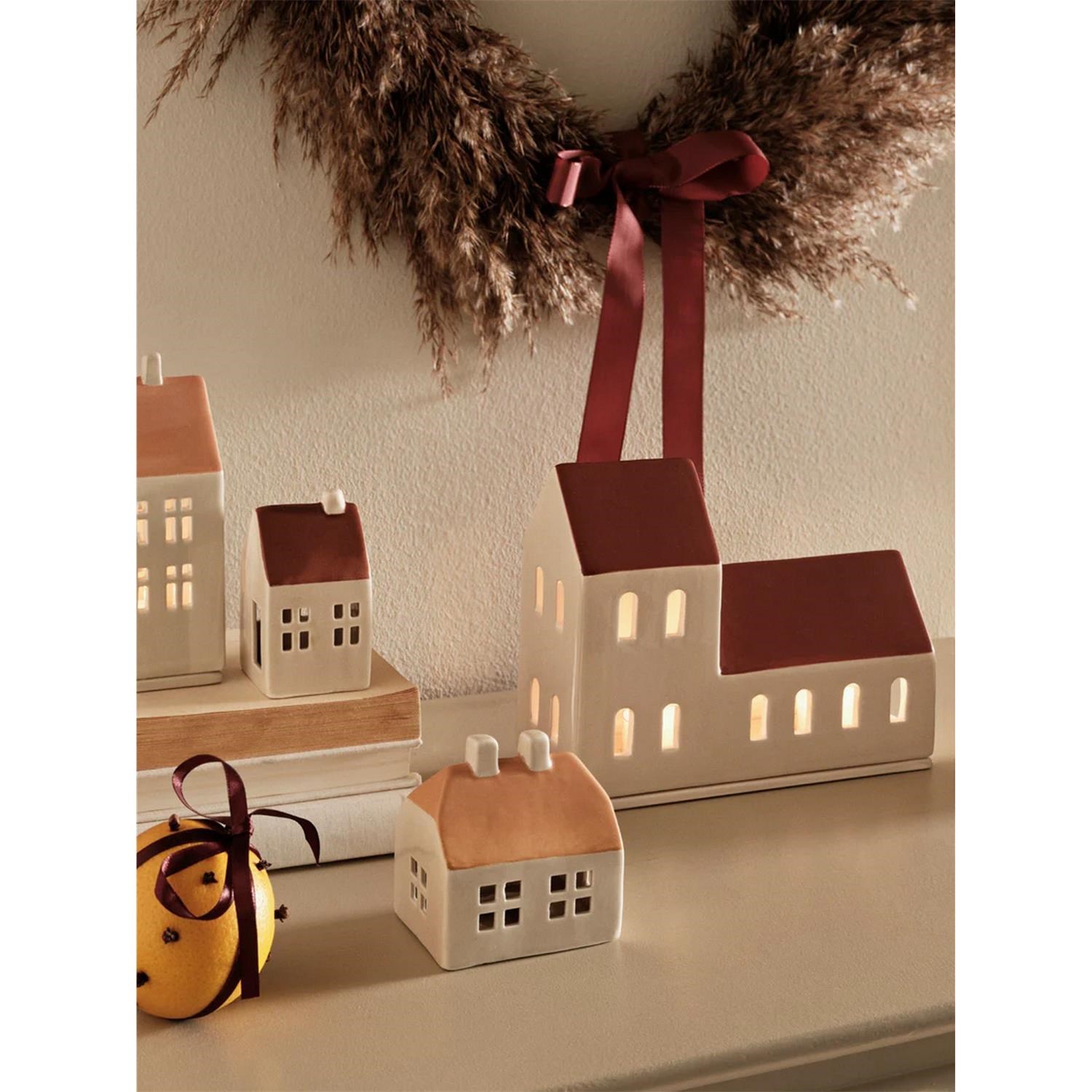 Keramické domečky Broste BO 9x5cm SET/2ks hnědé_0