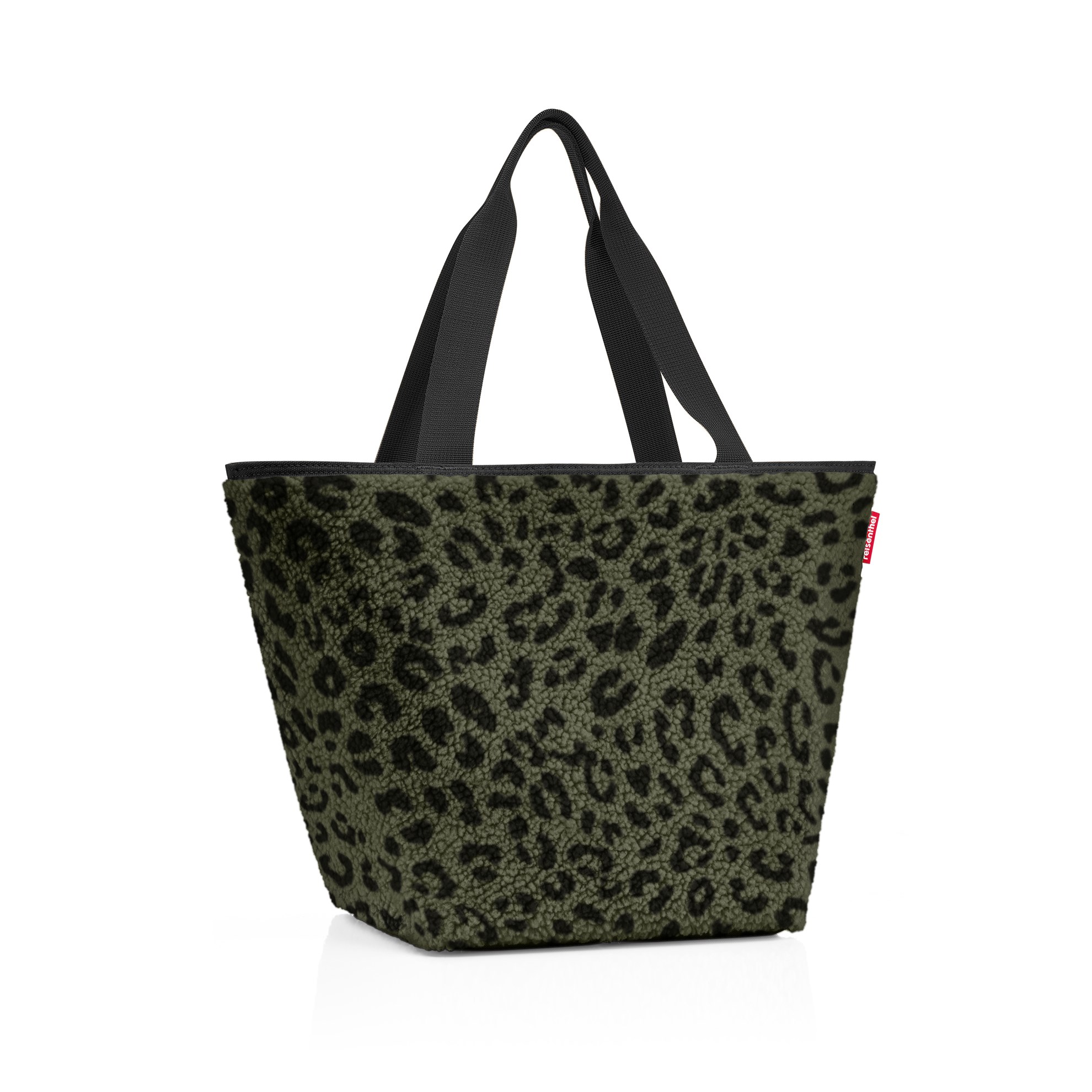 Taška přes rameno Reisenthel Shopper M teddy leo olive_0