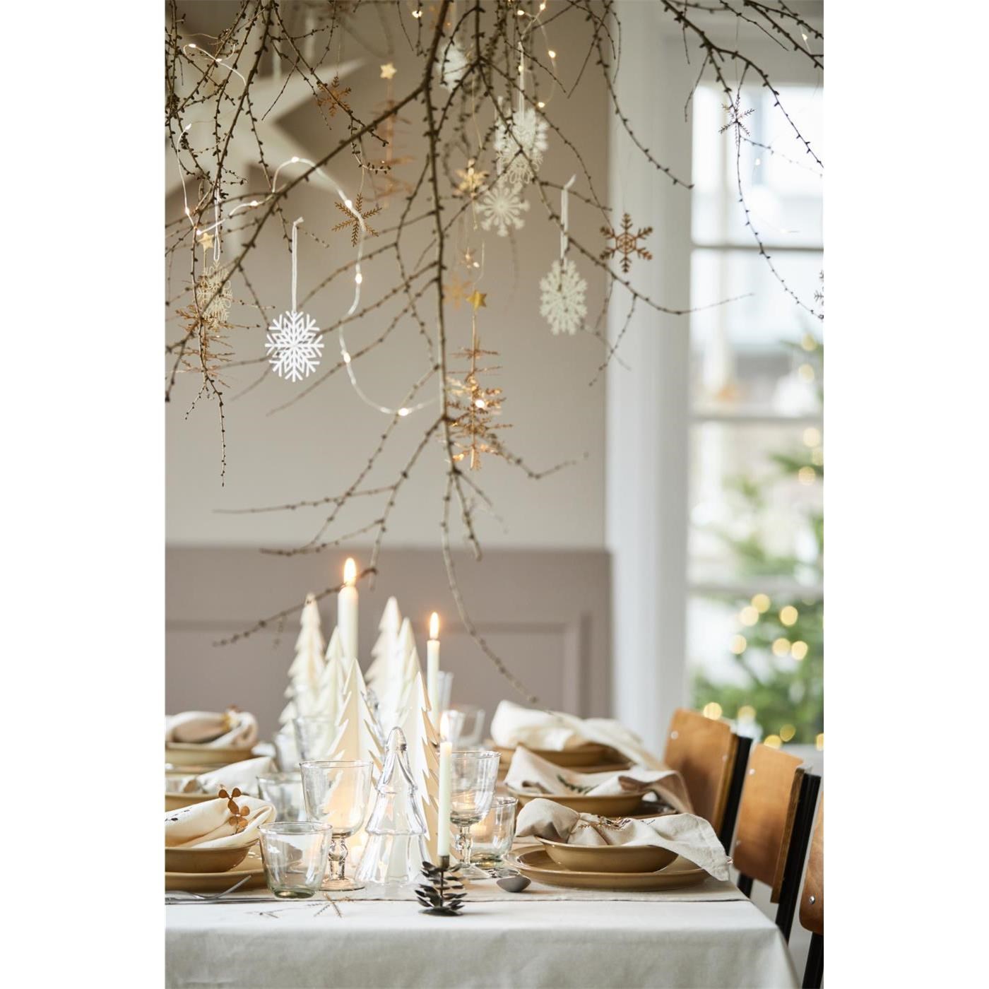 Papírový vánoční stromek Ib Laursen V.25 cm bílý_4