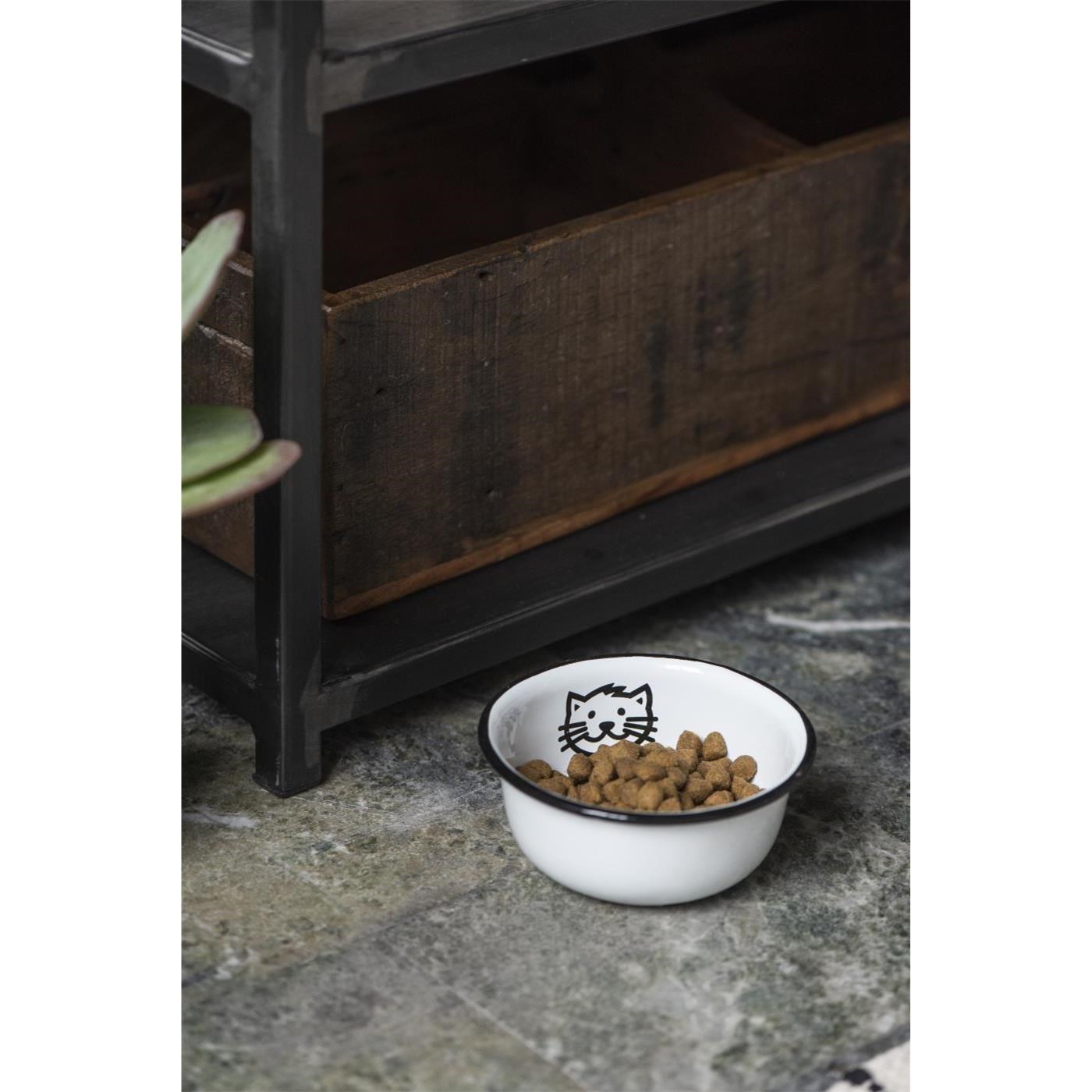 Smaltovaná miska pro kočku Ib Laursen malá_1