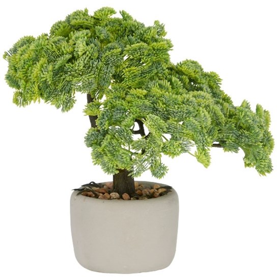 Umělá dekorace bonsai CYPŘIŠ 26cm_1