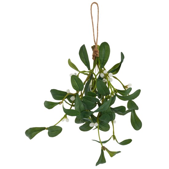 Umělá dekorace jmelí 26 cm zelené_1