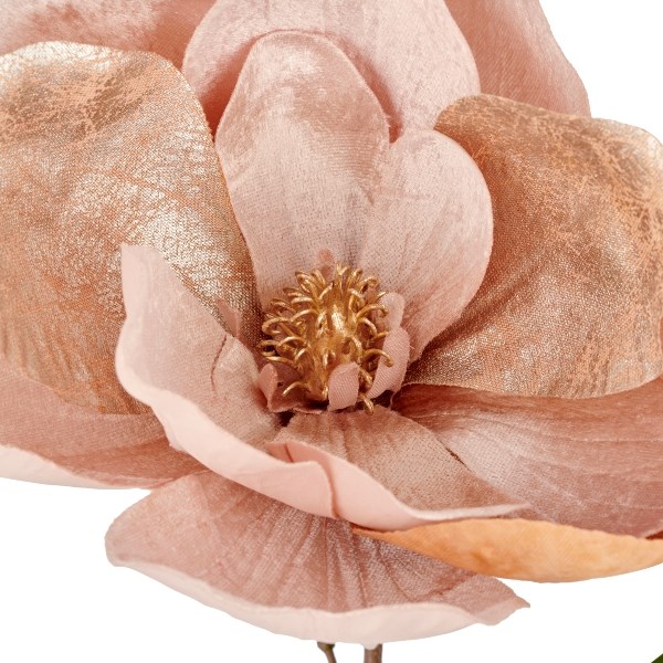 Umělá dekorace magnólie 76cm champagne_0