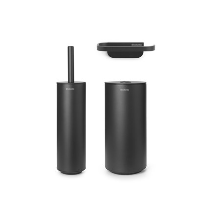 Sada doplňku na toaletu Brabantia MINDSET SET/3ks tmavě šedá_3
