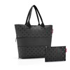 Chytrá taška přes rameno Reisenthel Shopper e1 set #1 glossy dots black_4