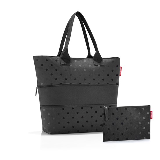 Chytrá taška přes rameno Reisenthel Shopper e1 set #1 glossy dots black_4