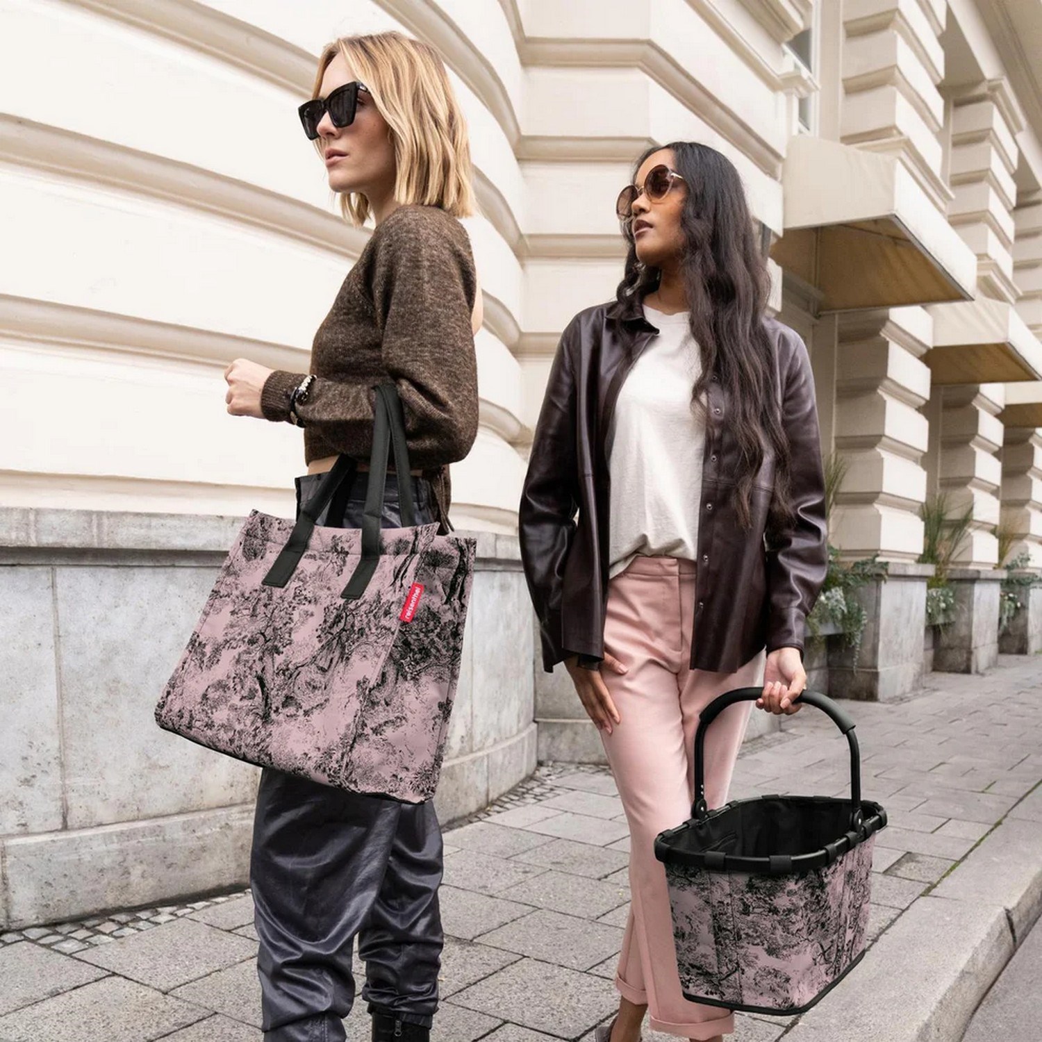 Nákupní košík Reisenthel Carrybag jacquard rose_1