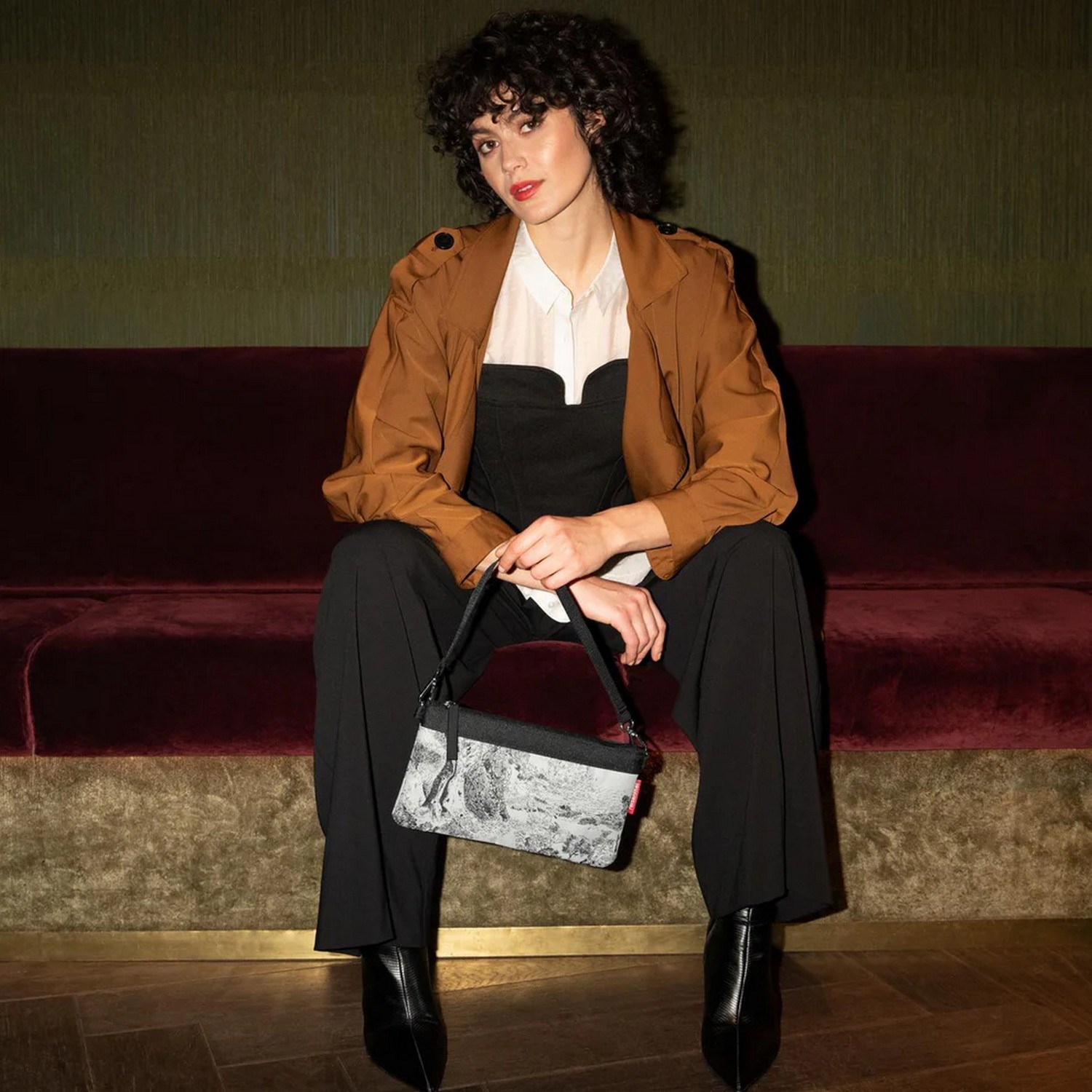 Psaníčko / pouzdro Reisenthel Mini Pouch jacquard grey_1