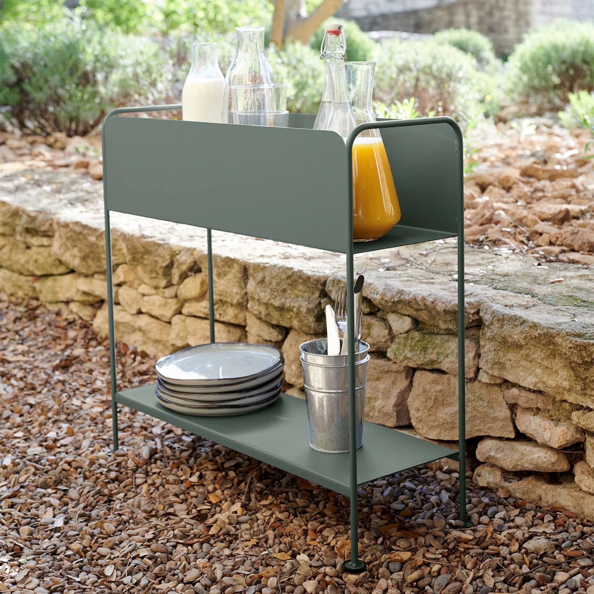 Regál na květináče nebo stolování Fermob PICOLINO V.63 cm - Gingerbread_6