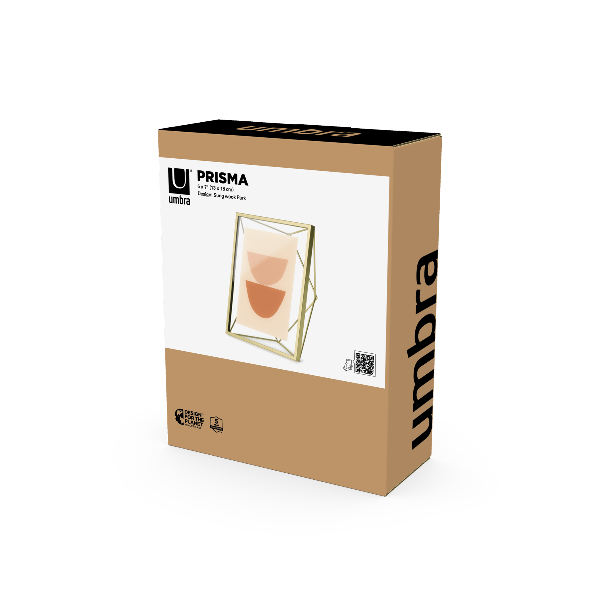 Fotorámeček Umbra PRISMA 13x18cm mosaz_1