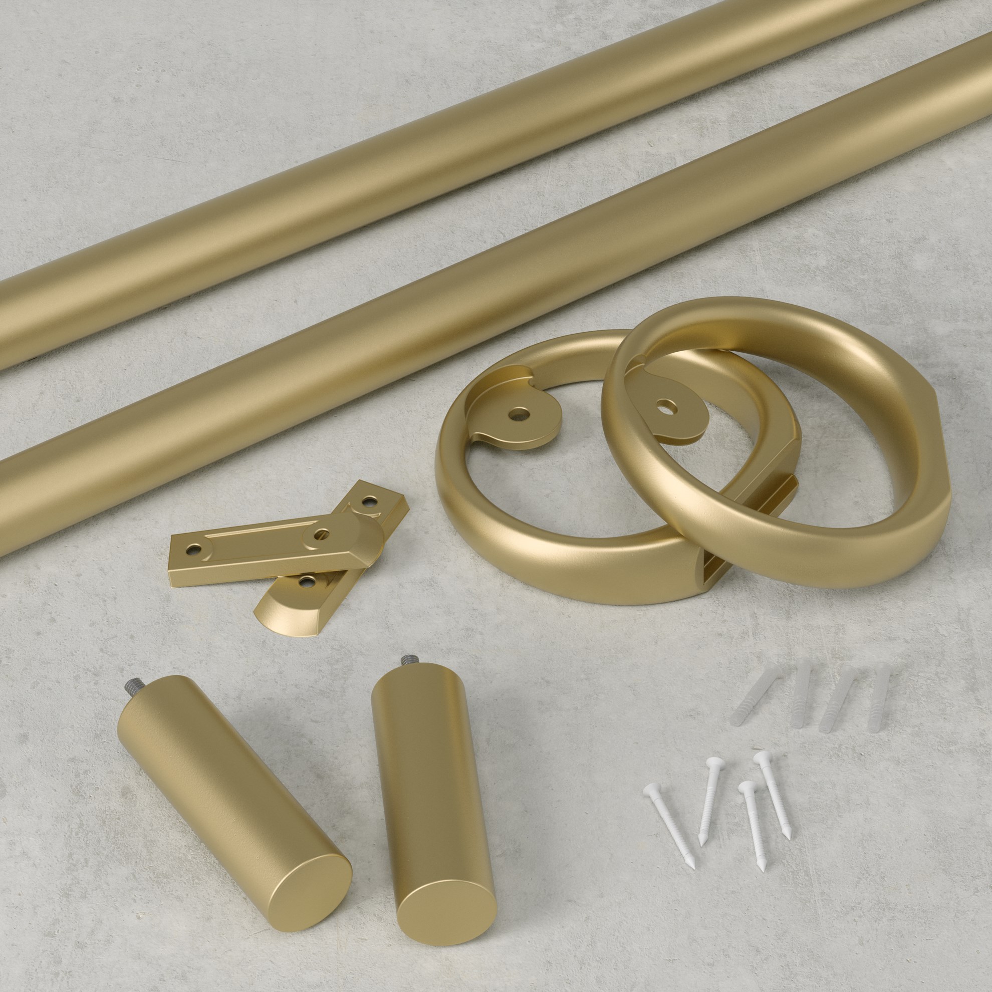 Rozšiřitelná garnýž RINGLET 107-305cm zlatá_0