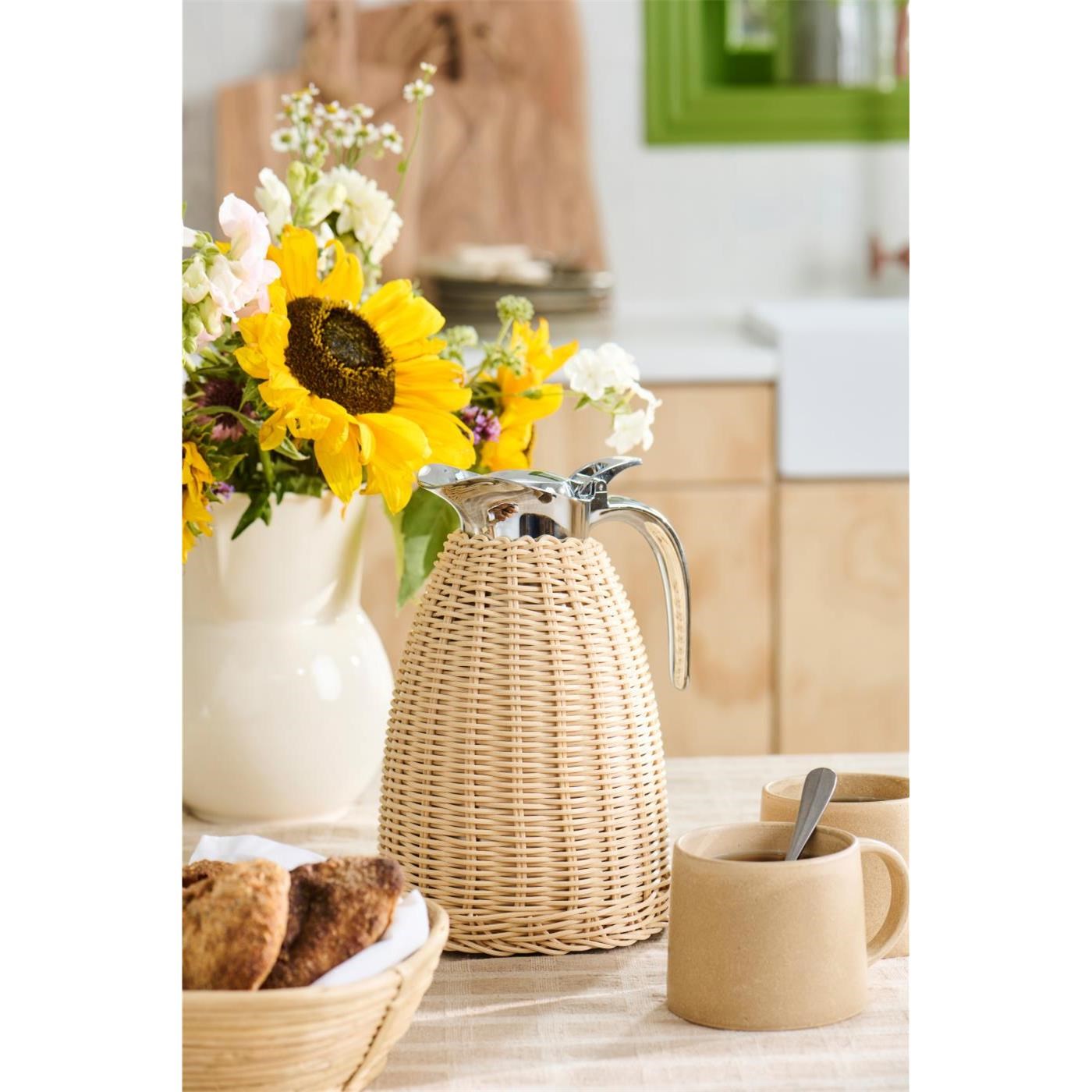 Termoska s polyratanovým opletem Ib Laursen přírodní 1,5 l_3