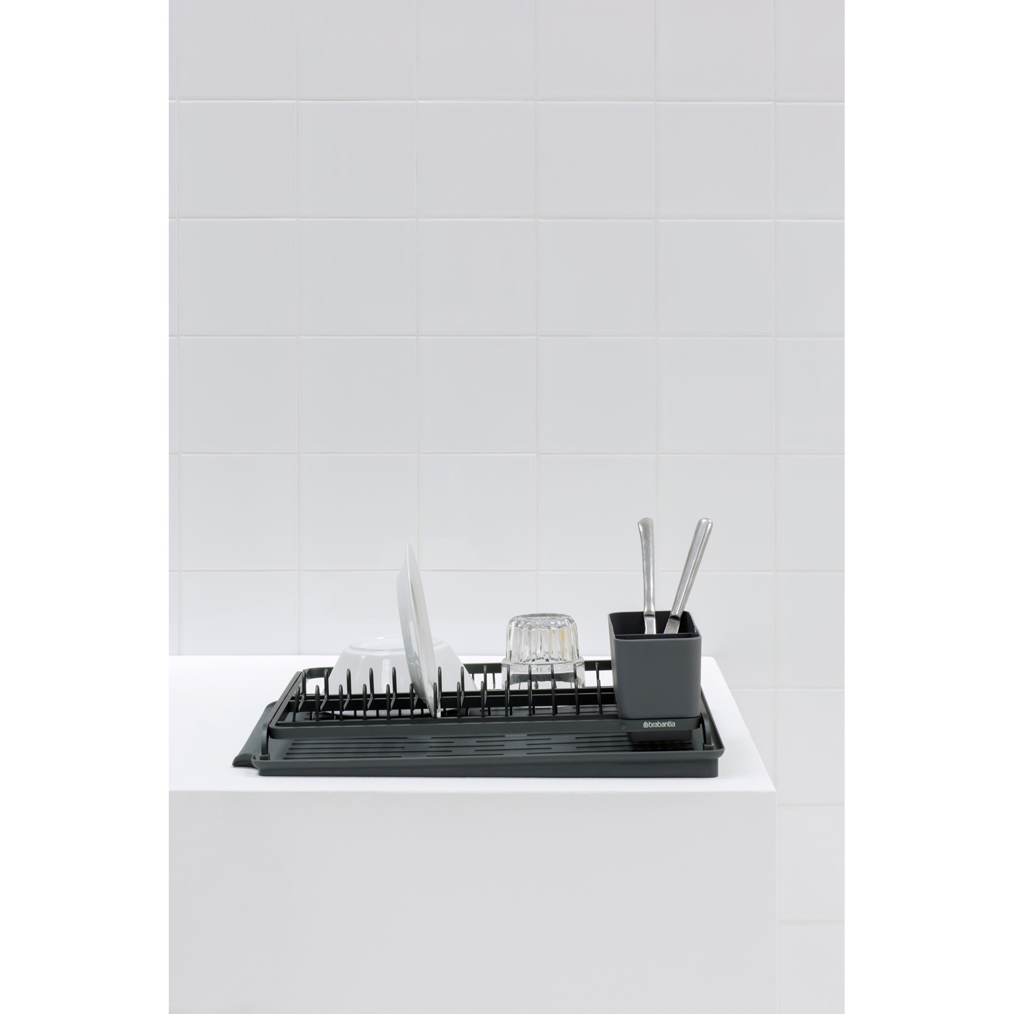 Odkapávač na nádobí Brabantia tmavě šedý_0