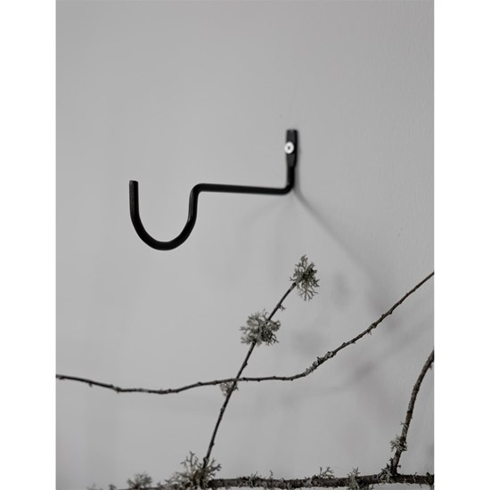 Moderní háček z černého kovu KROKABO černý_1