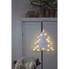 Papírový lehce polstrovaný stromek s LED diodami 40 cm_0