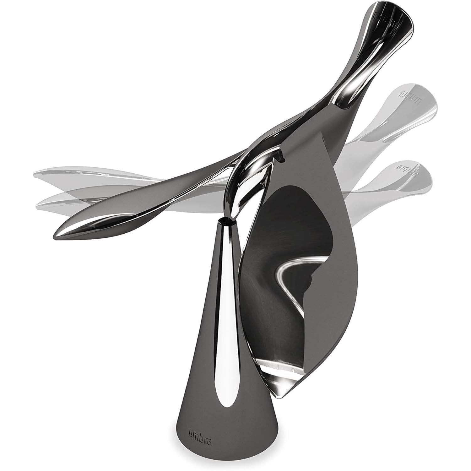 Dekorativní levitující otvírák na láhve Umbra TIPSY - titanová černá_1