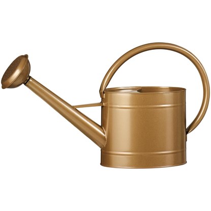 Zahradní konev na zalévání Ib Laursen oválná, hnědá 5 l_0