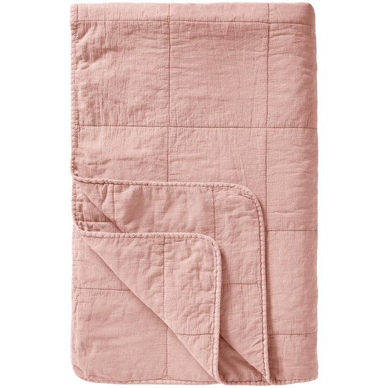 Prošívaná deka/pléd Ib Laursen VINTAGE 180x130 cm dusty pink_0