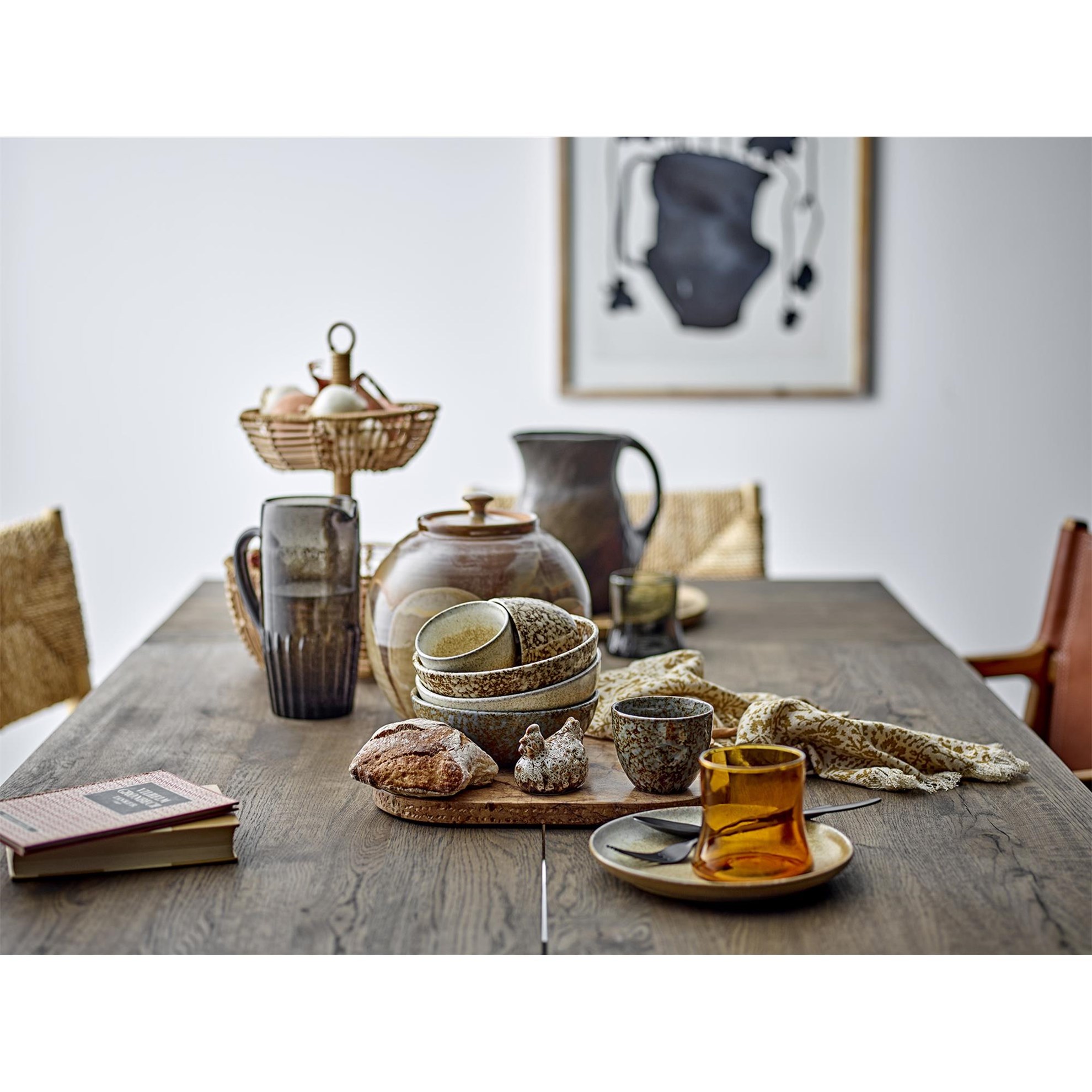 Kameninová miska PAULA hnědá_2