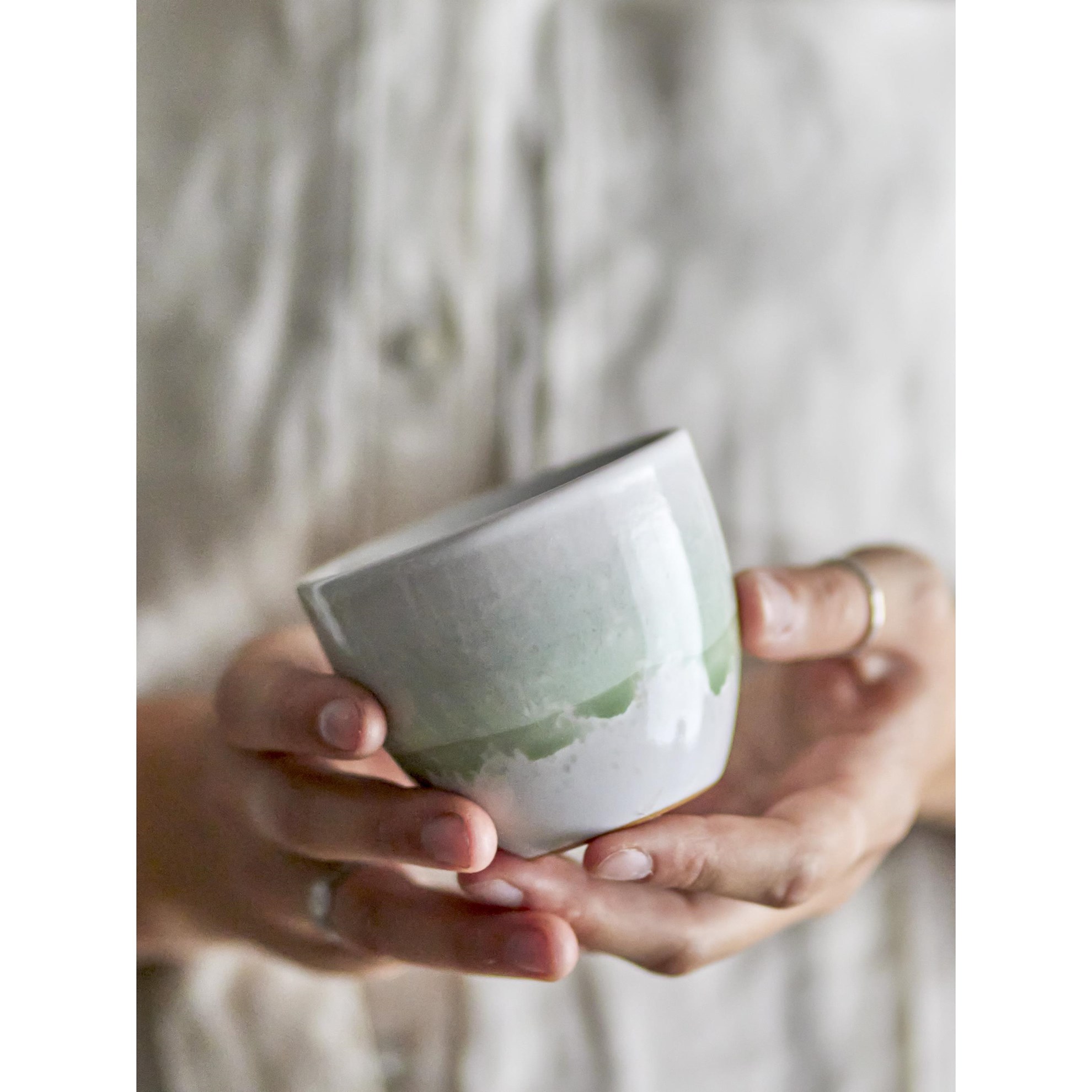 Kameninový šálek PAULA 195 ml zelený_0