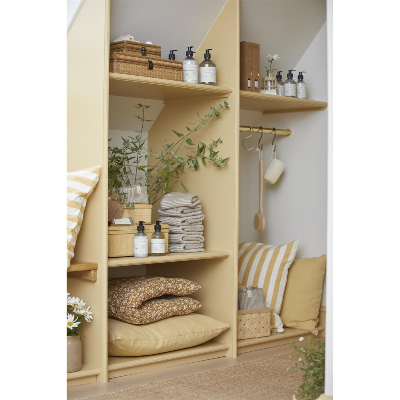 Lněný povlak na polštář Ib Laursen 50x50 cm lemon drop_3