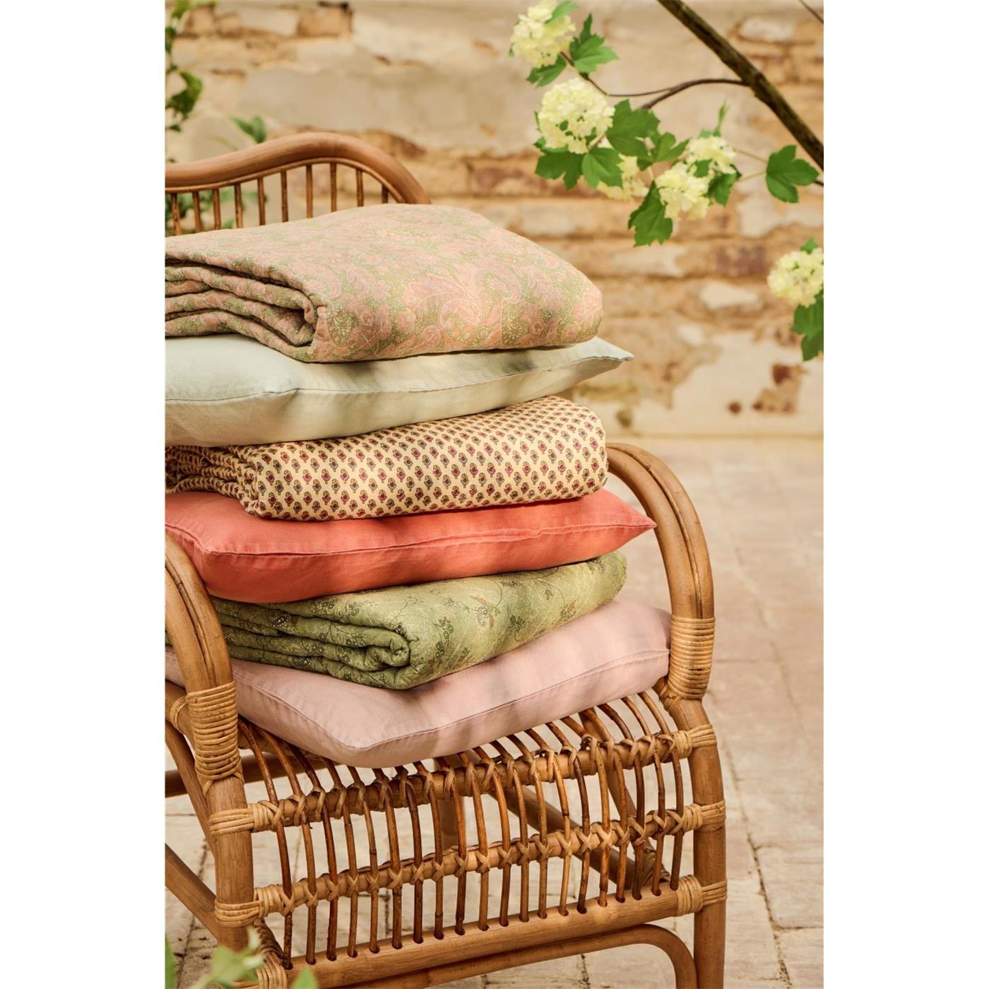 Lněný povlak na polštář Ib Laursen 50x50 cm pistachio_0