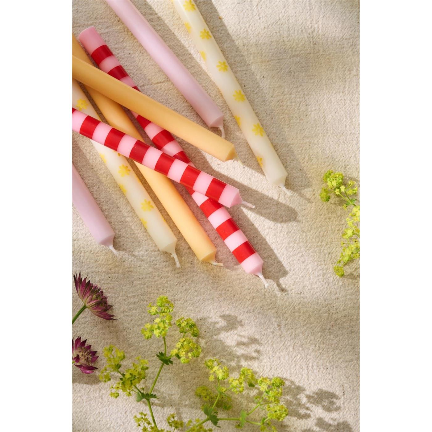 Tenká dlouhá svíčka Ib Laursen light pink P.1.3xV.20 cm_0