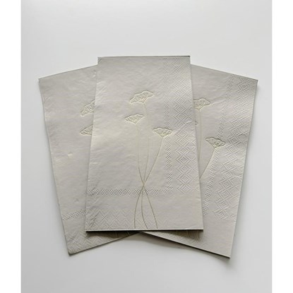 Papírové ubrousky pískové se zlatým motivem BAL/15 ks_1