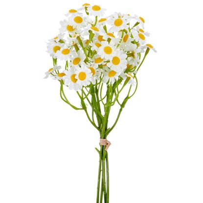 Heřmánek kytička x4 23 cm, bílá_1