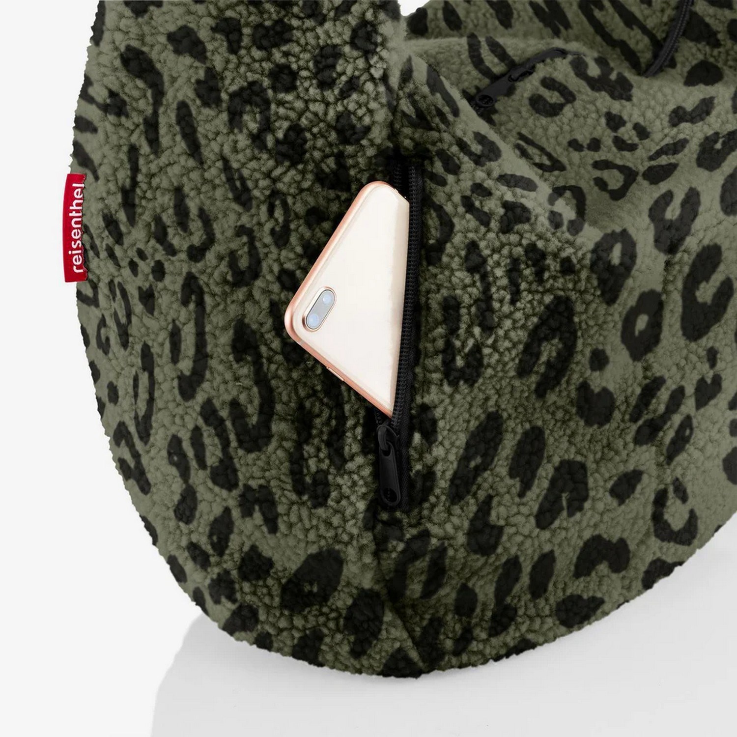 Taška přes rameno Reisenthel Moonbag teddy leo olive_4