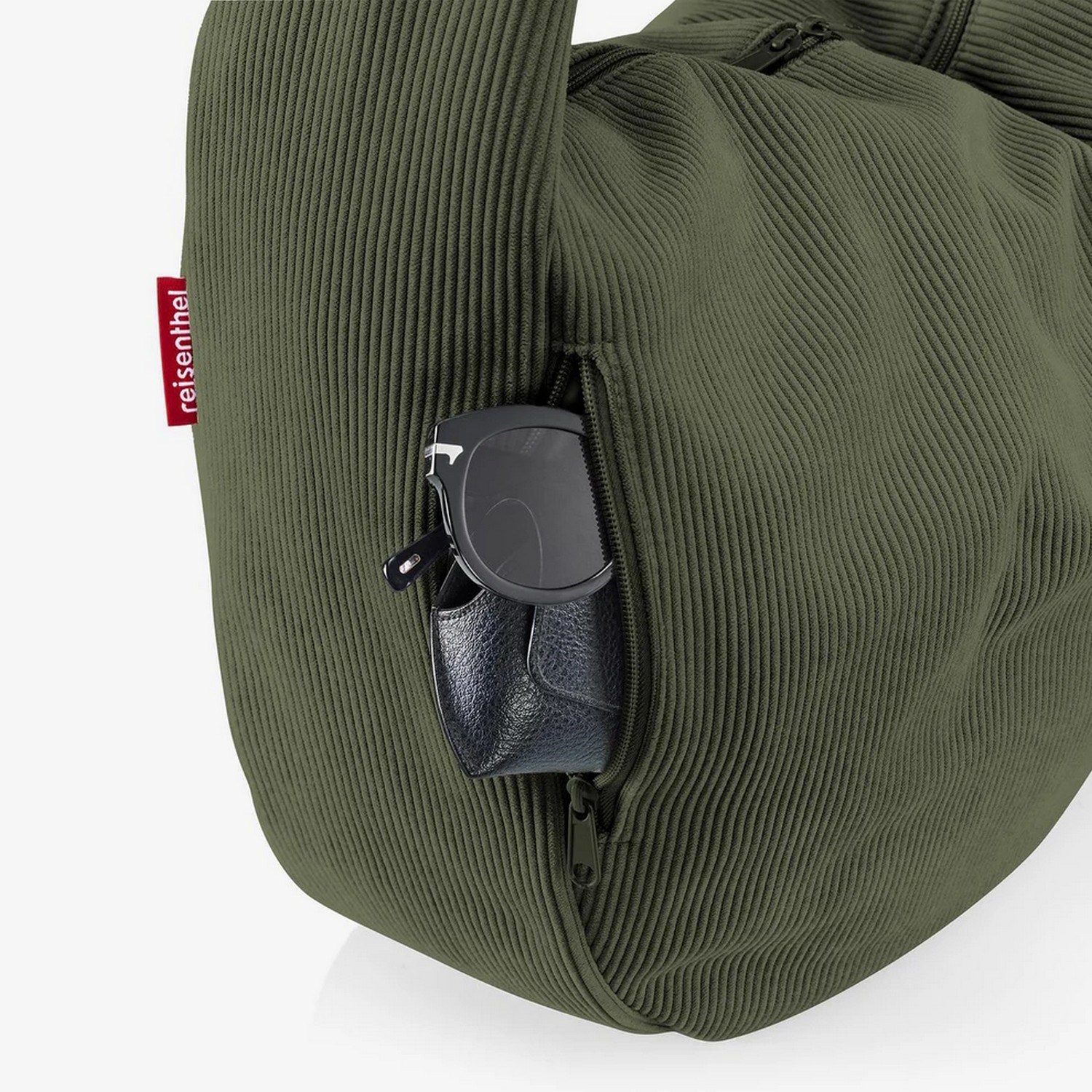 Taška přes rameno Reisenthel Moonbag cord dark matcha_4
