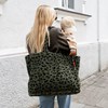 Taška přes rameno Reisenthel softshopper teddy leo olive_0
